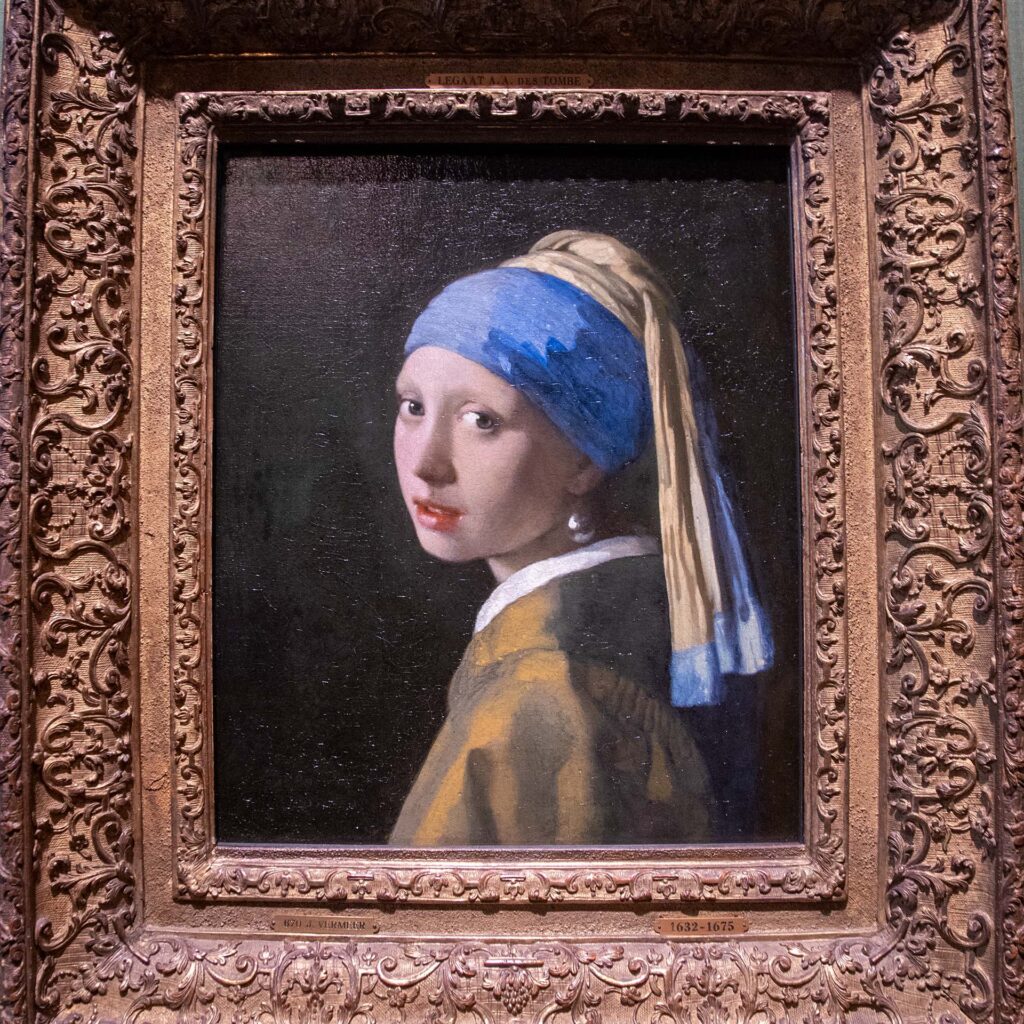 ”Girl with a Pearl Necklace" by Johannes Vermeer