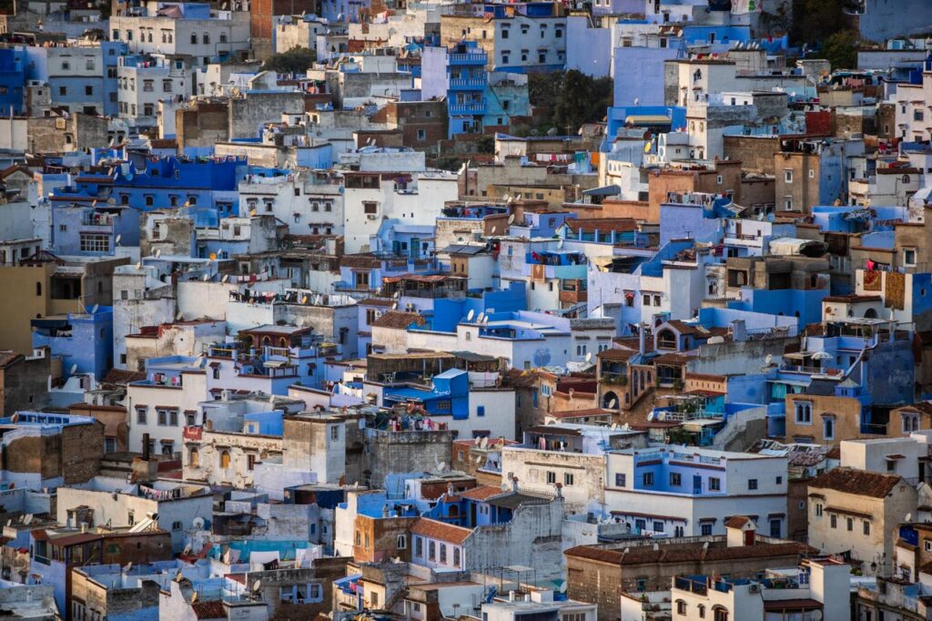 Zoom in on Chefchaouen, the blue city of Morocco