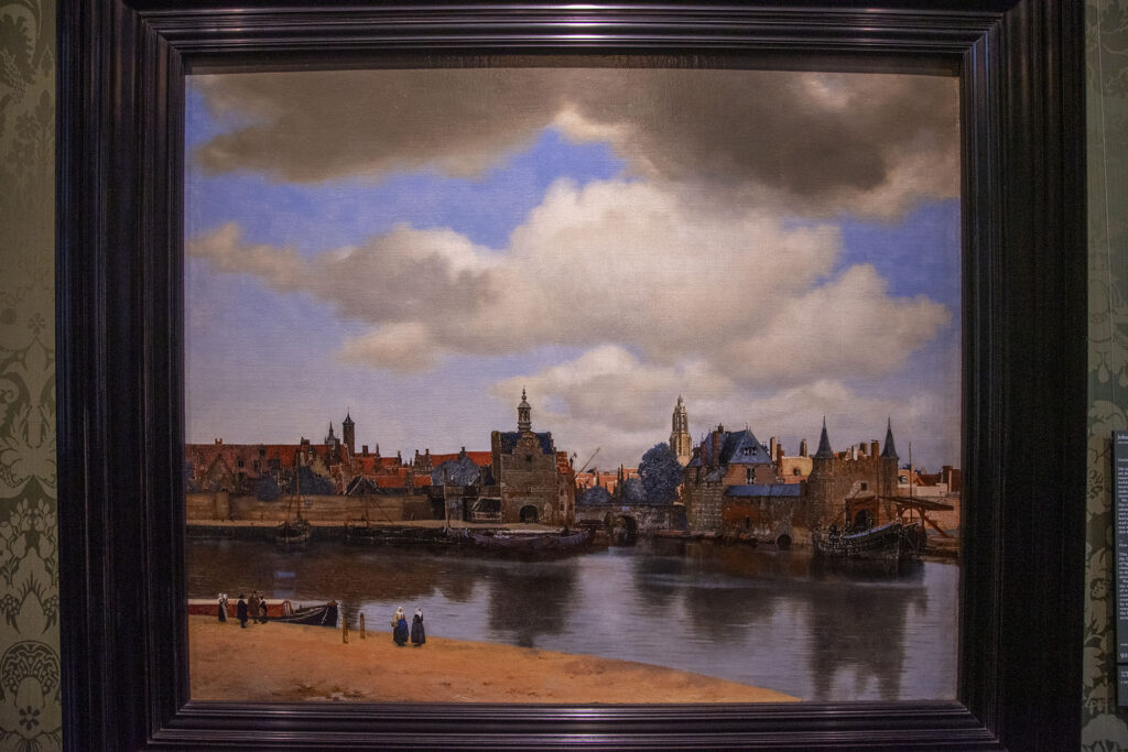 Johannes Vermeer's view of Delft