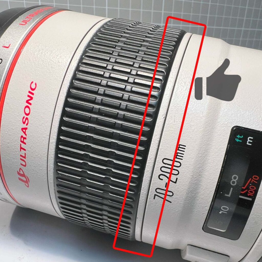 Maintenance of CANON lens EF70-200 f2.8L to prevent rattling of the lens barrel