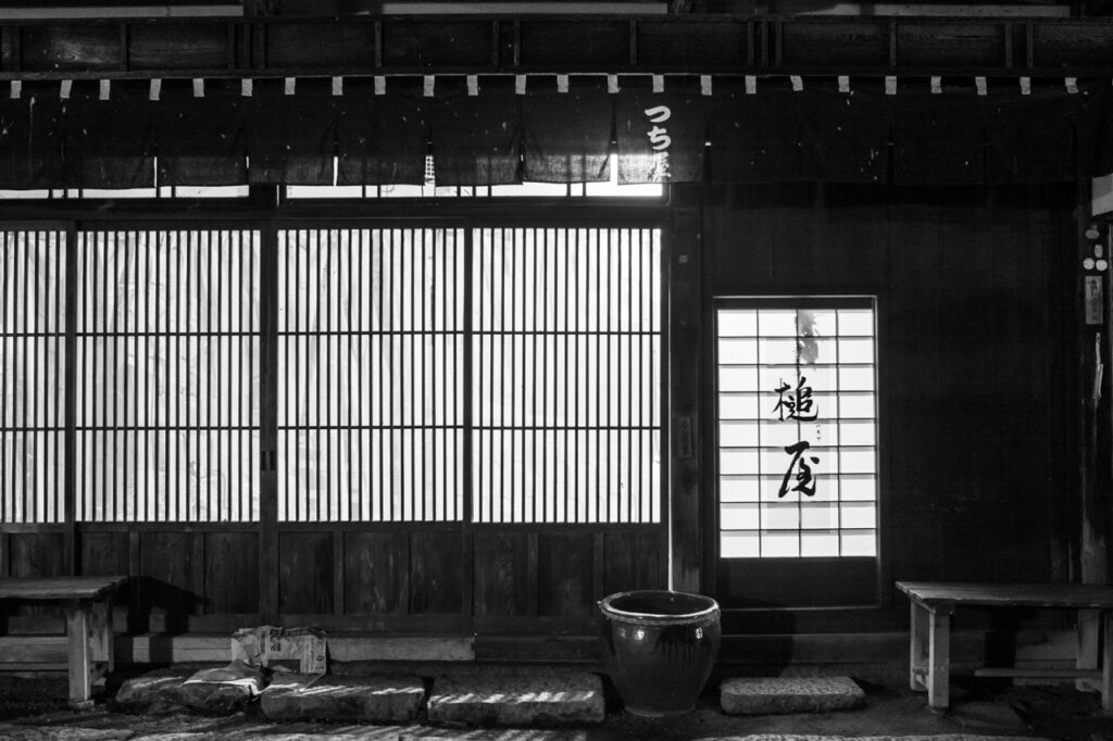 Old inn at tsumago-juku,kiso-road,nagano,japan