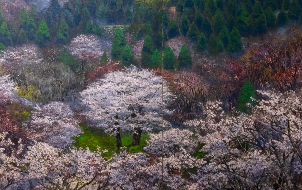 Enlarged version of Goto's works from the collection of the Goto Museum in Kamifurano, Hokkaido