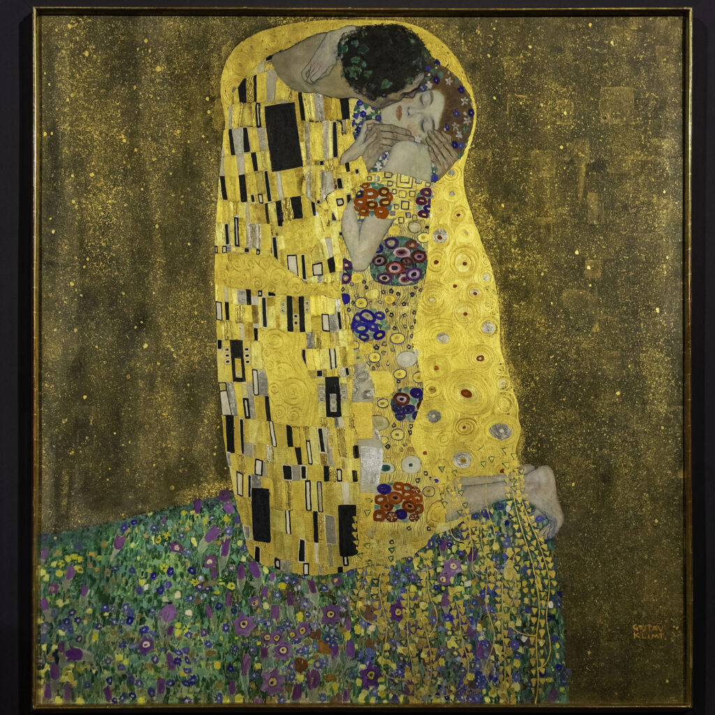 Klimt's work in the Belvedere Palace collection