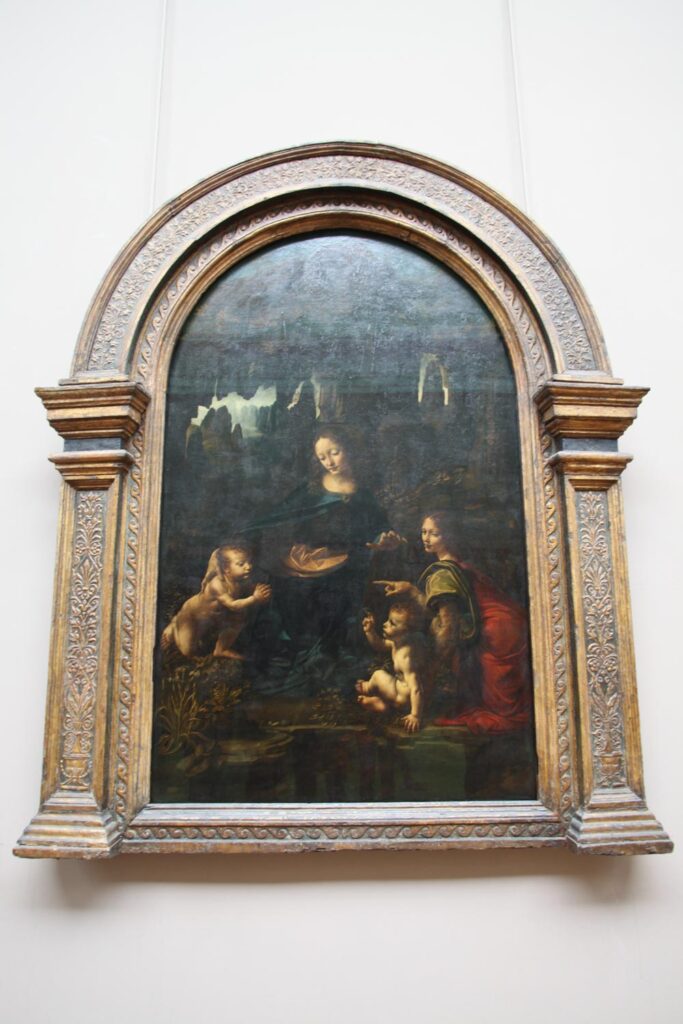 Leonardo da Vinci's work in the Louvre