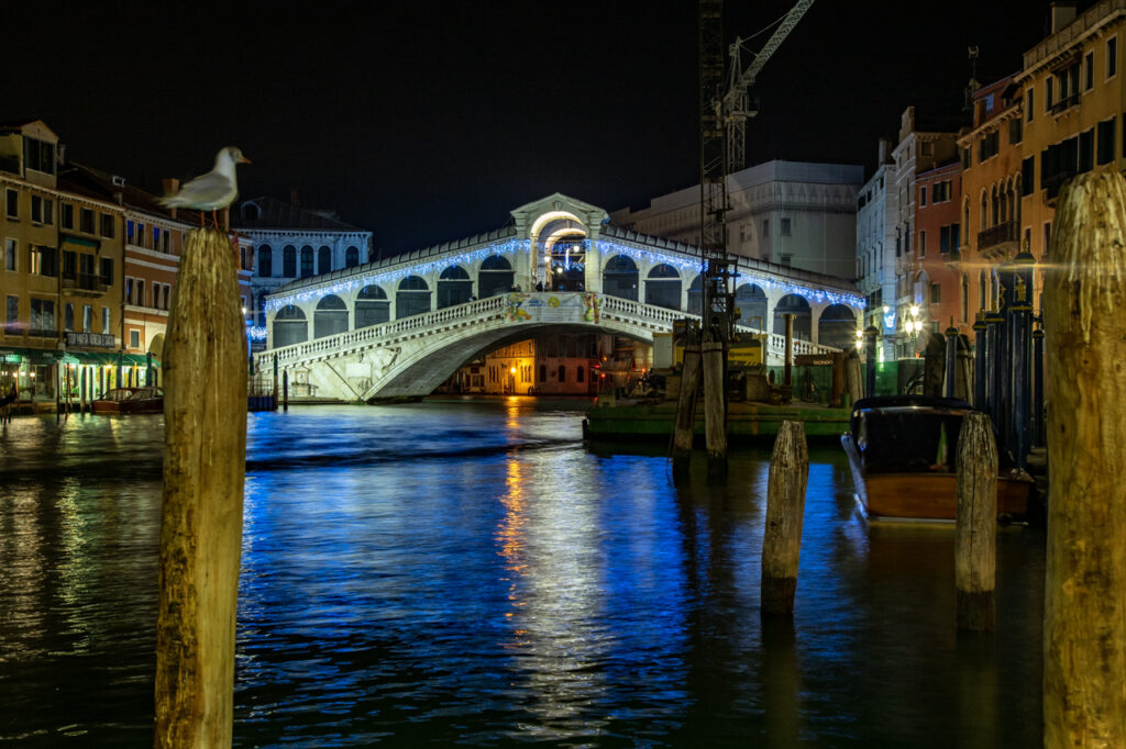 night view of venice