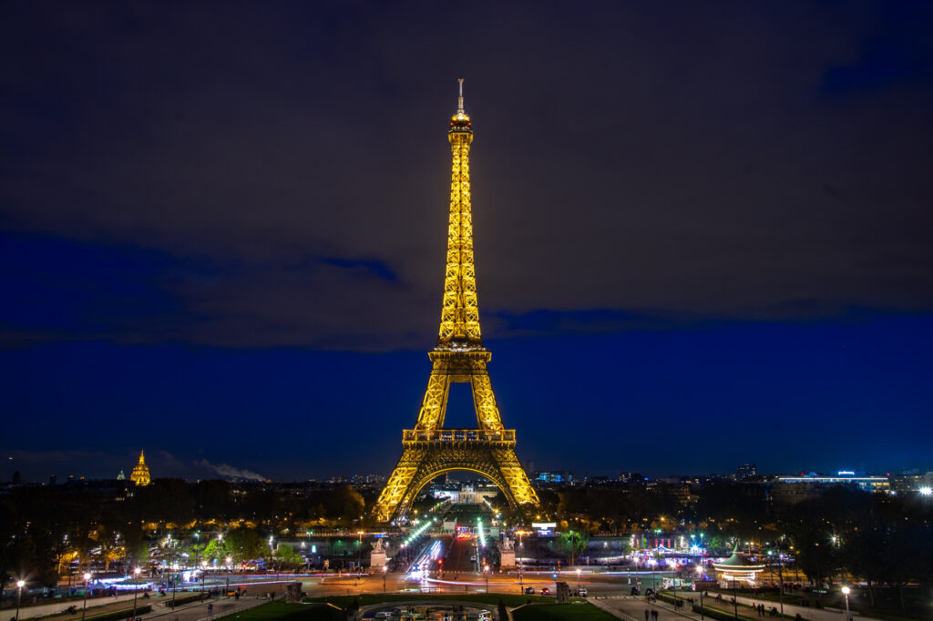 Eiffel Tower、
View from Palais de Chaillot