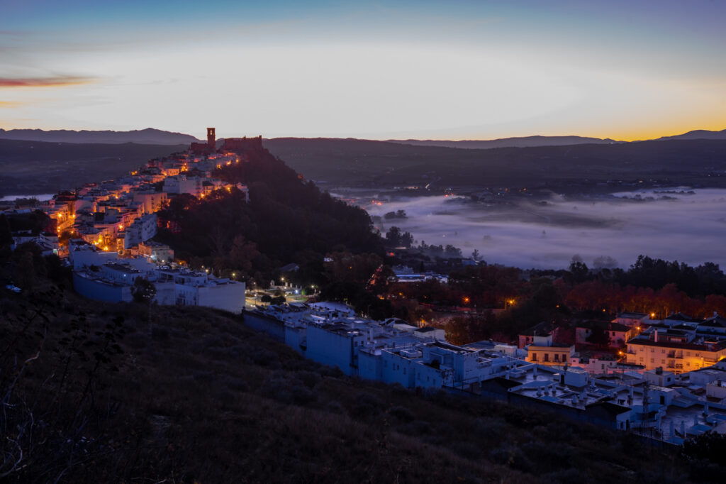 sunrise of Arcos de la Frontera