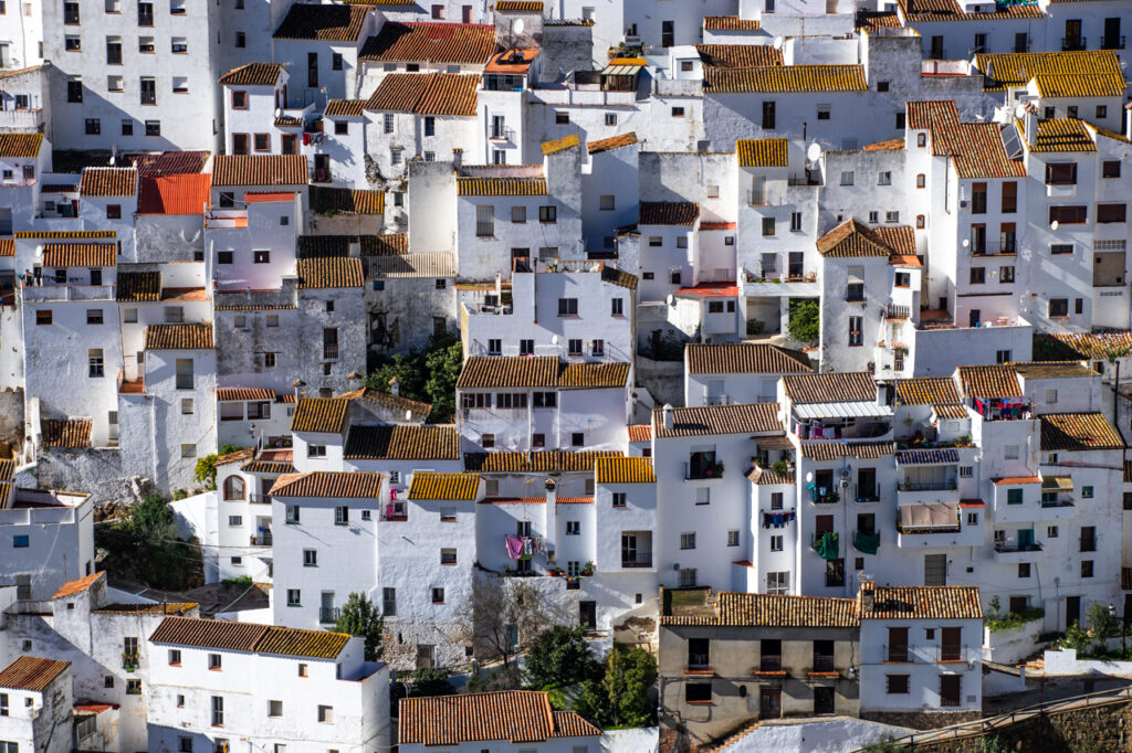 white houses in Casares.