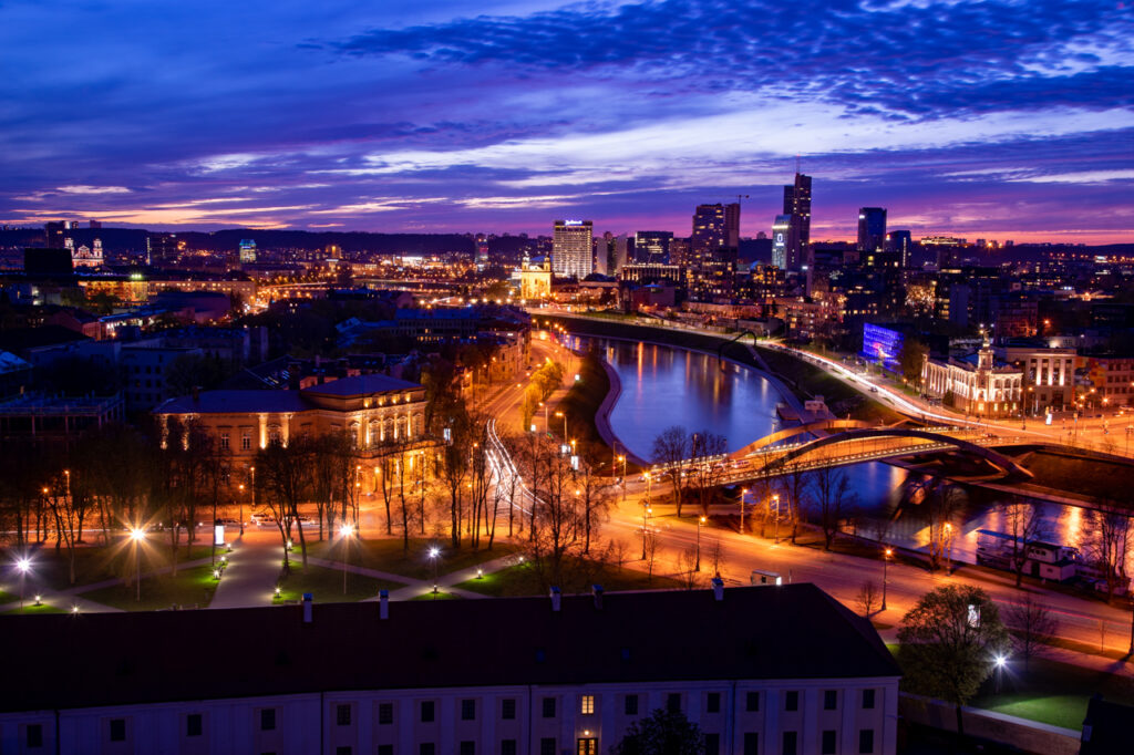 New Town Twilight in Vilnius