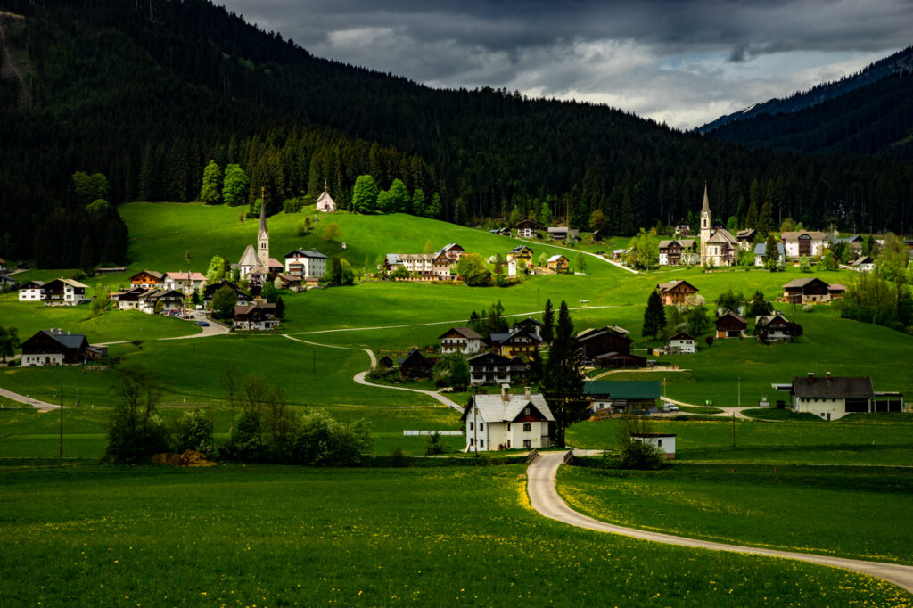 Gauzaupastoral landscape