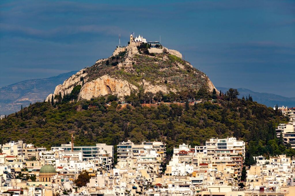 Athens、 Lykavittos Hill