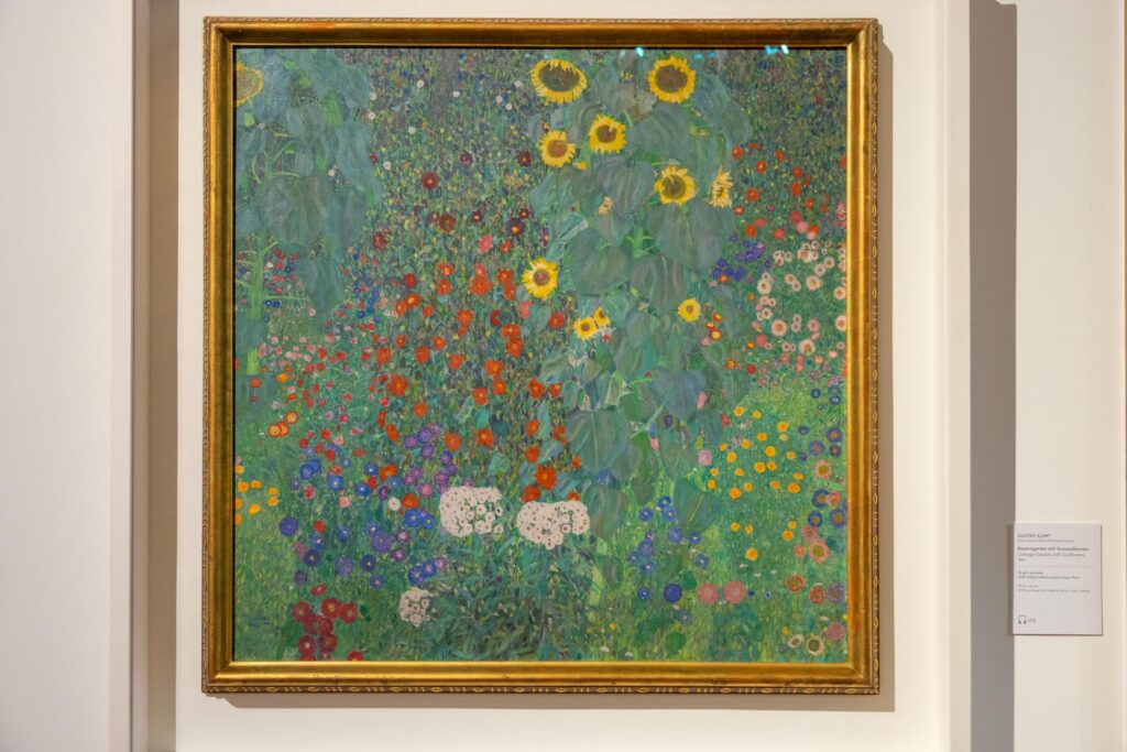 Klimt's work in the Belvedere Palace collection