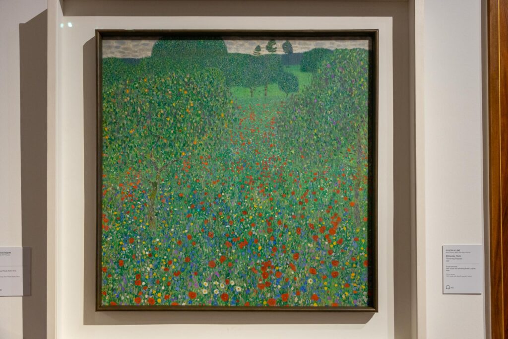 Klimt's work in the Belvedere Palace collection