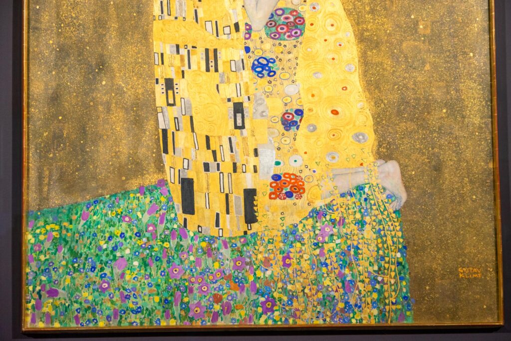 Klimt's work in the Belvedere Palace collection