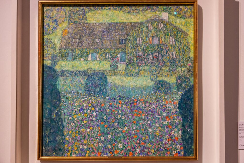 Klimt's work in the Belvedere Palace collection