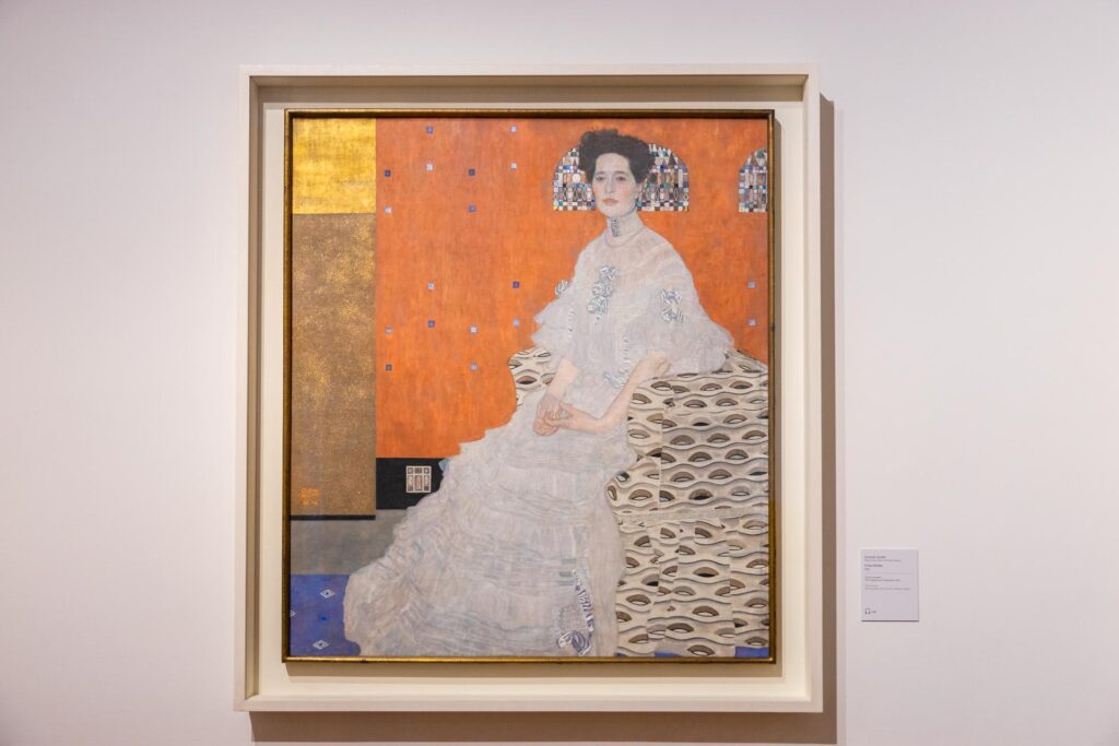 Klimt's work in the Belvedere Palace collection