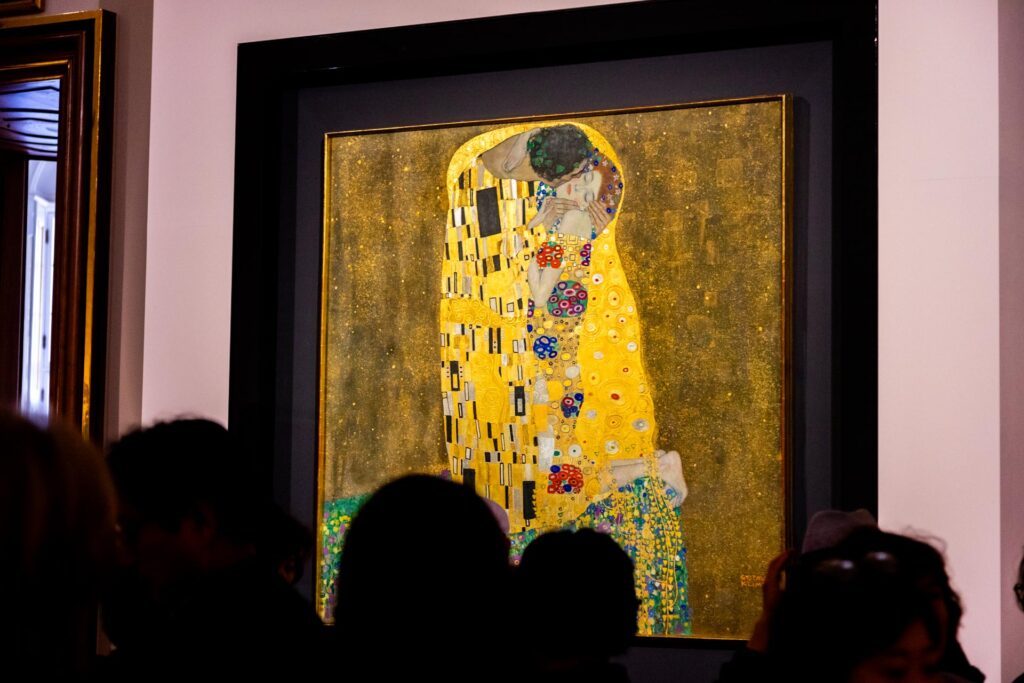 Klimt's work in the Belvedere Palace collection