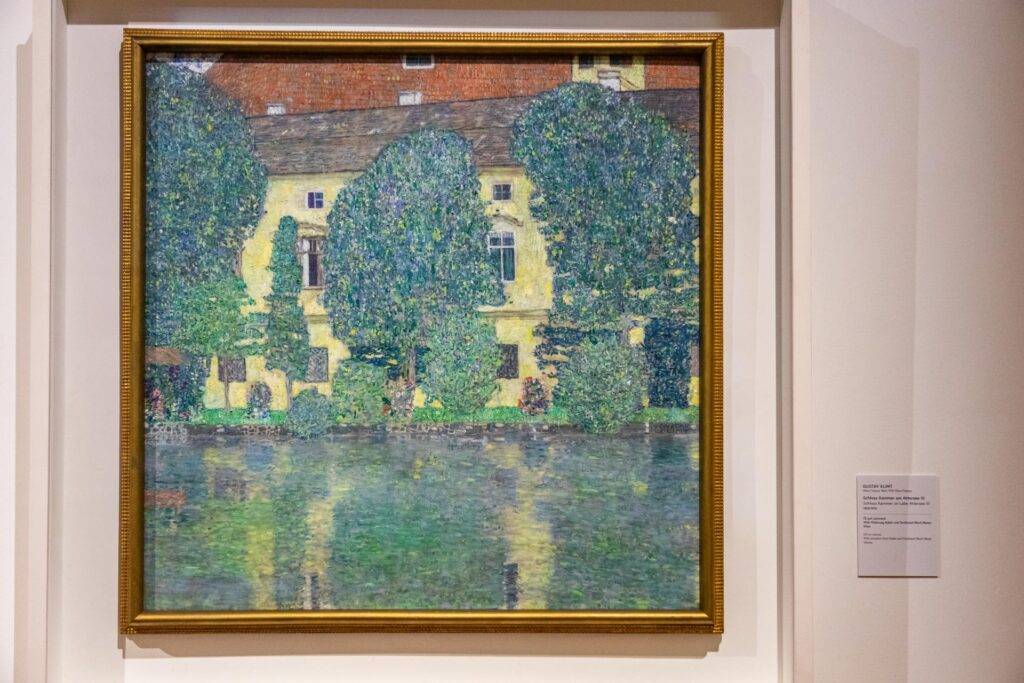 Klimt's work in the Belvedere Palace collection