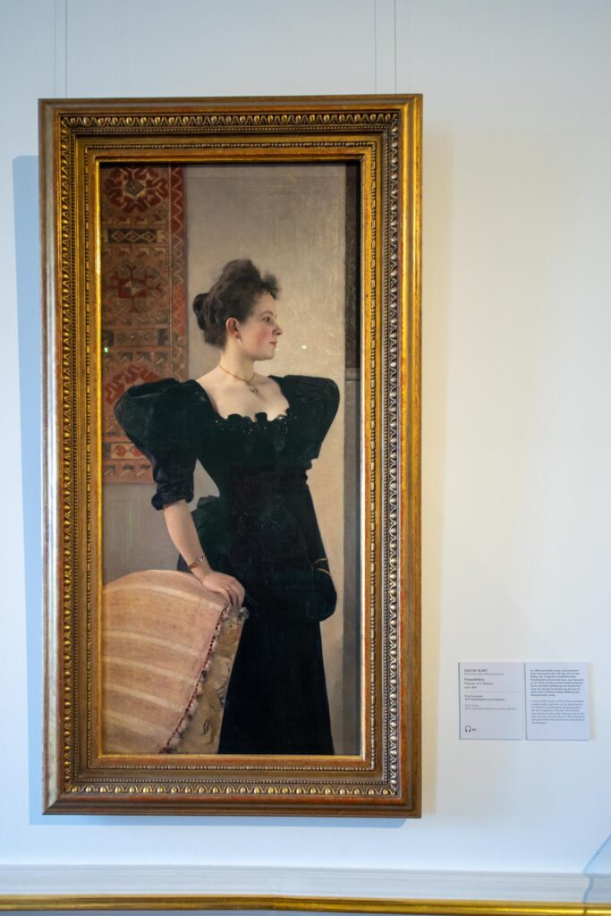 Klimt's work in the Belvedere Palace collection