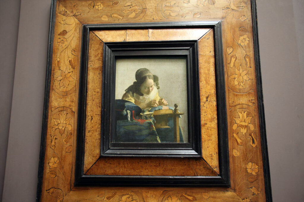 Vermeer work from the Louvre Museum, Paris