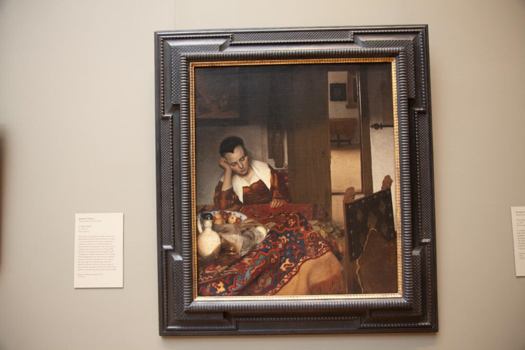 Vermeer work in the collection of the Metropolitan Museum of Art