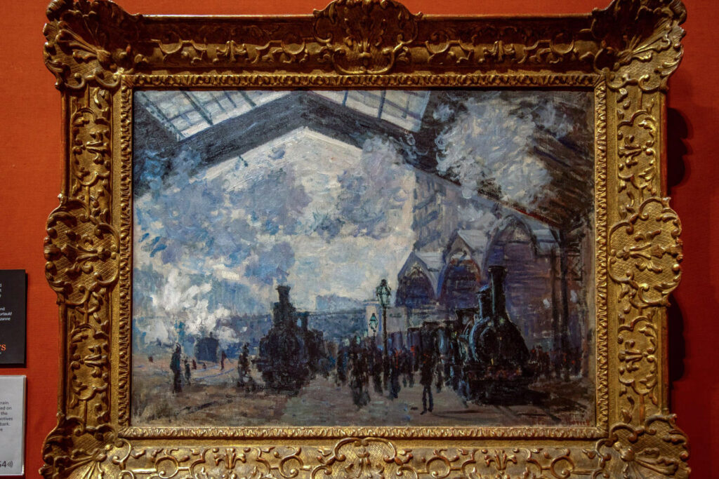 painting image of Monet at National gallery of art,London