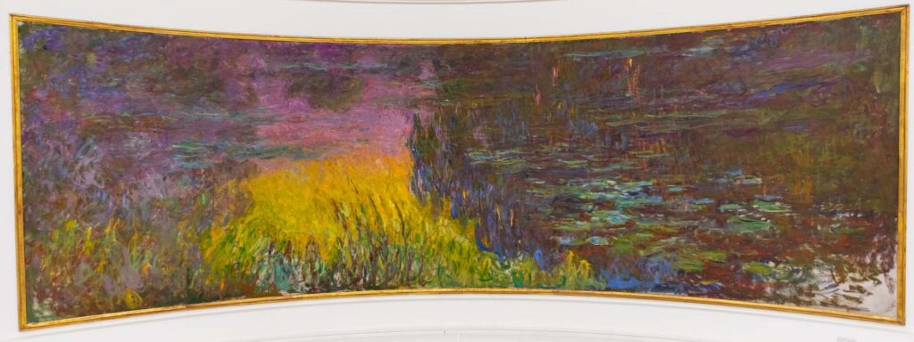 painting image of Monet at Orangerie museum