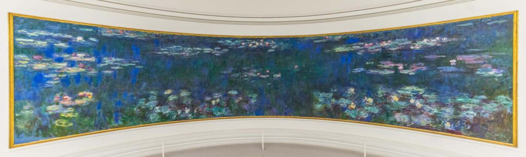 painting image of Monet at Orangerie museum