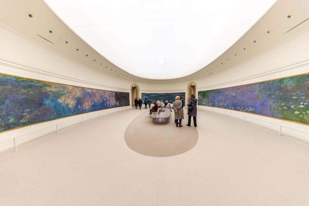 painting image of Monet at Orangerie museum