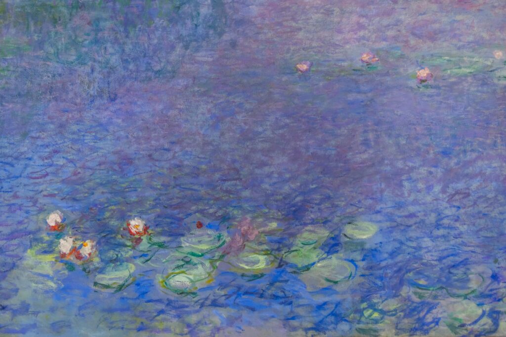 painting image of Monet at Orangerie museum