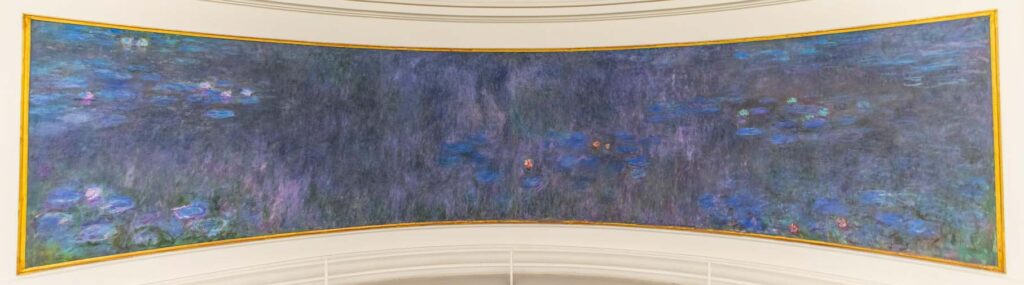 painting image of Monet at Orangerie museum