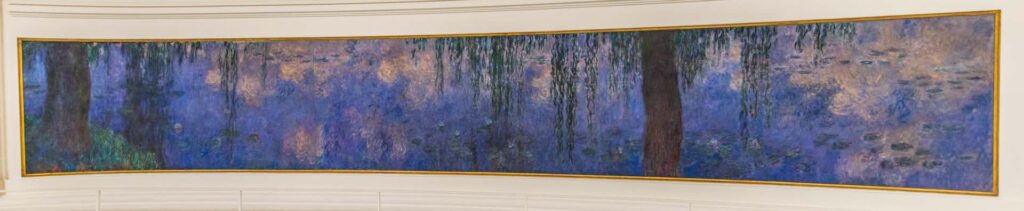 painting image of Monet at Orangerie museum