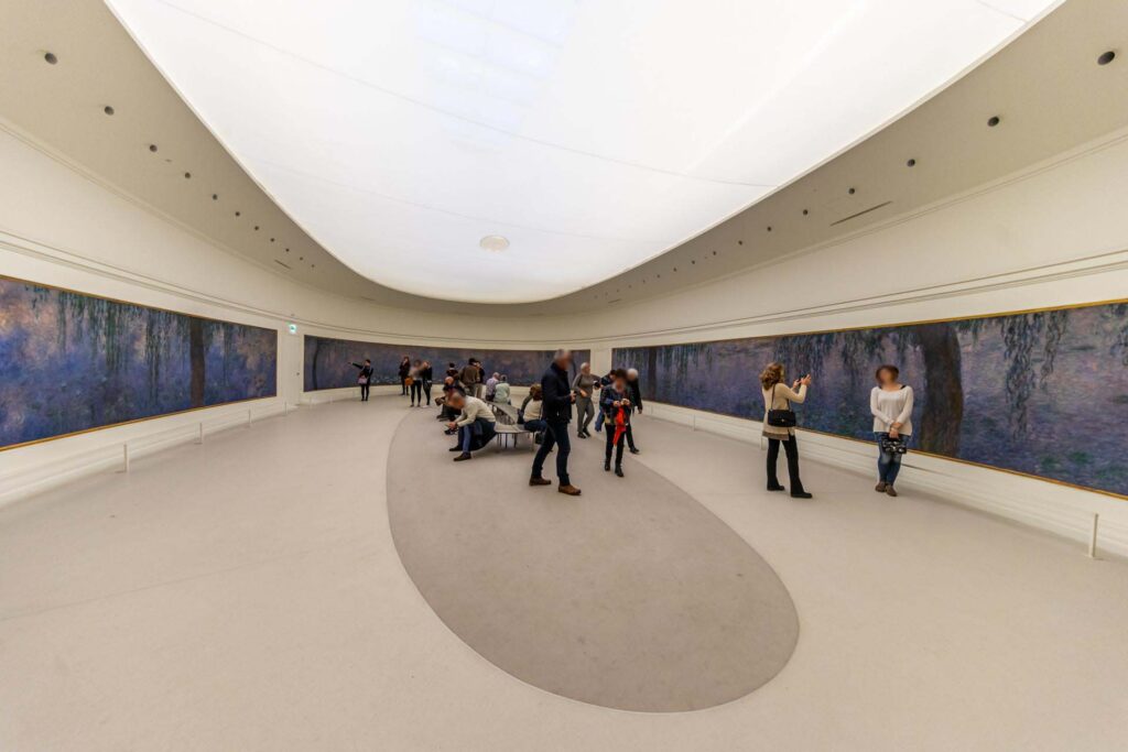 painting image of Monet at Orangerie museum