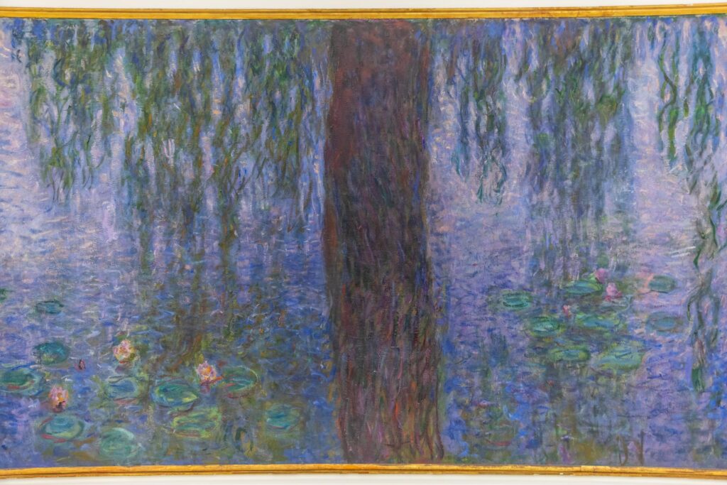 painting image of Monet at Orangerie museum