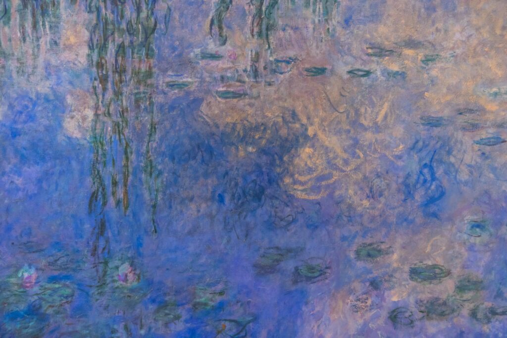 painting image of Monet at Orangerie museum