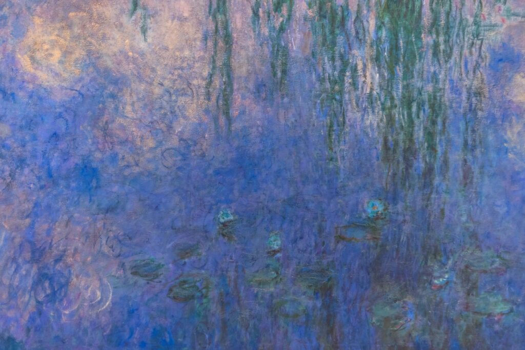 painting image of Monet at Orangerie museum