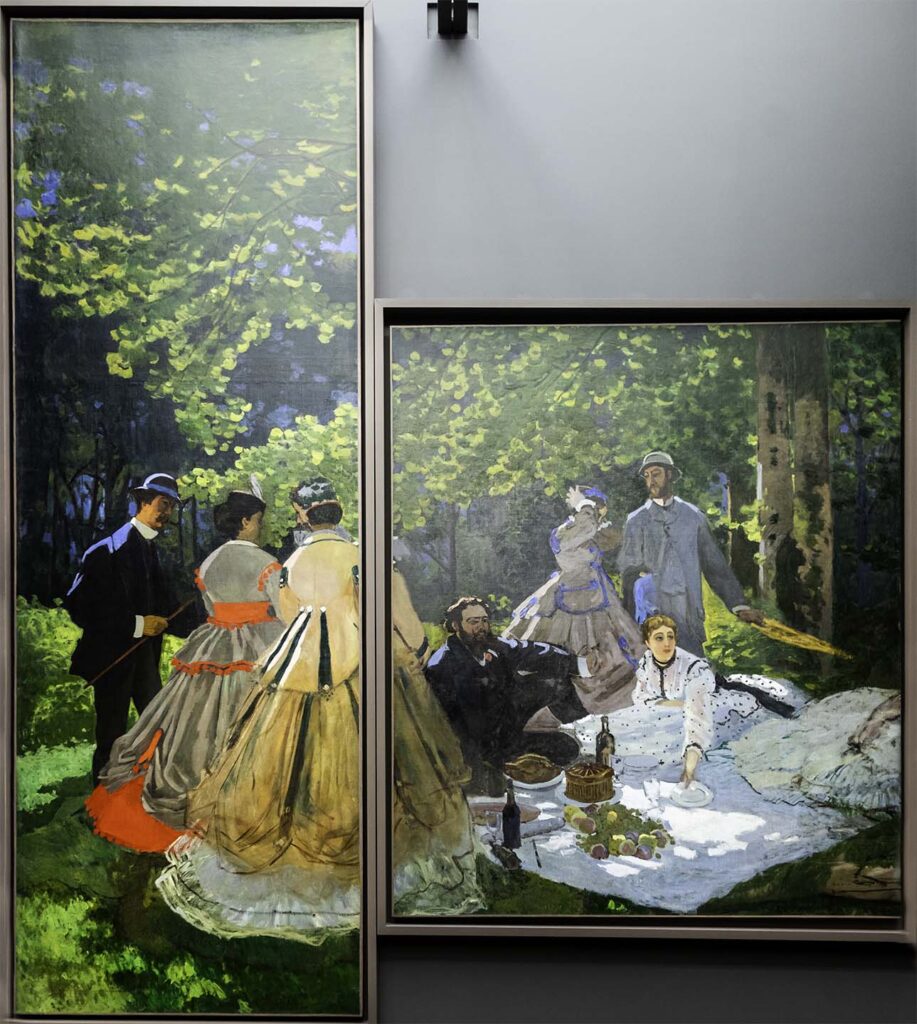 painting image of Monet at Orsay museum