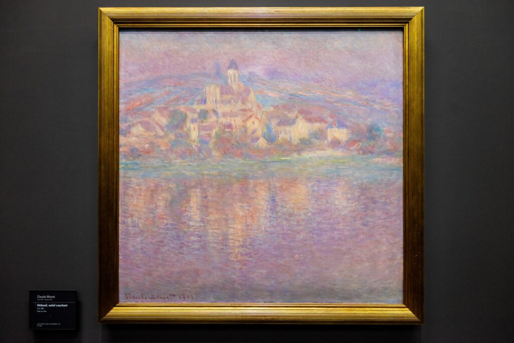 painting image of Monet at Orsay museum