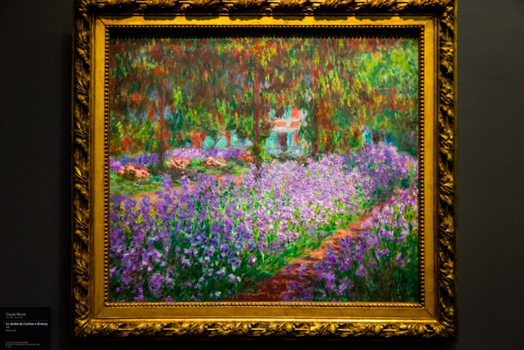 painting image of Monet at Orsay museum