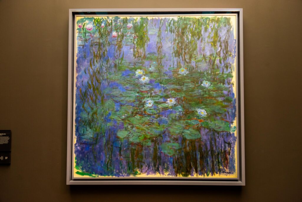 painting image of Monet at Orsay museum