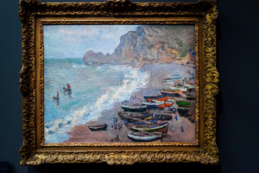 painting image of Monet at Orsay museum