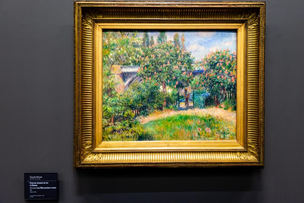 painting image of Monet at Orsay museum