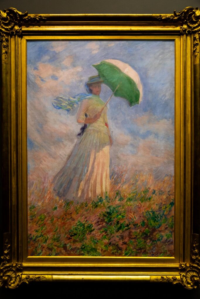 painting image of Monet at Orsay museum