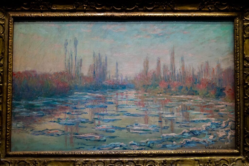 painting image of Monet at Orsay museum