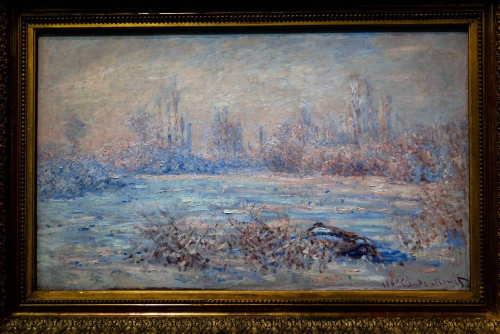 painting image of Monet at Orsay museum