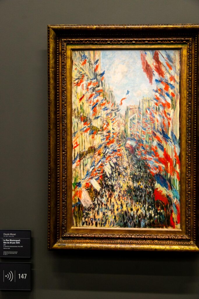 painting image of Monet at Orsay museum