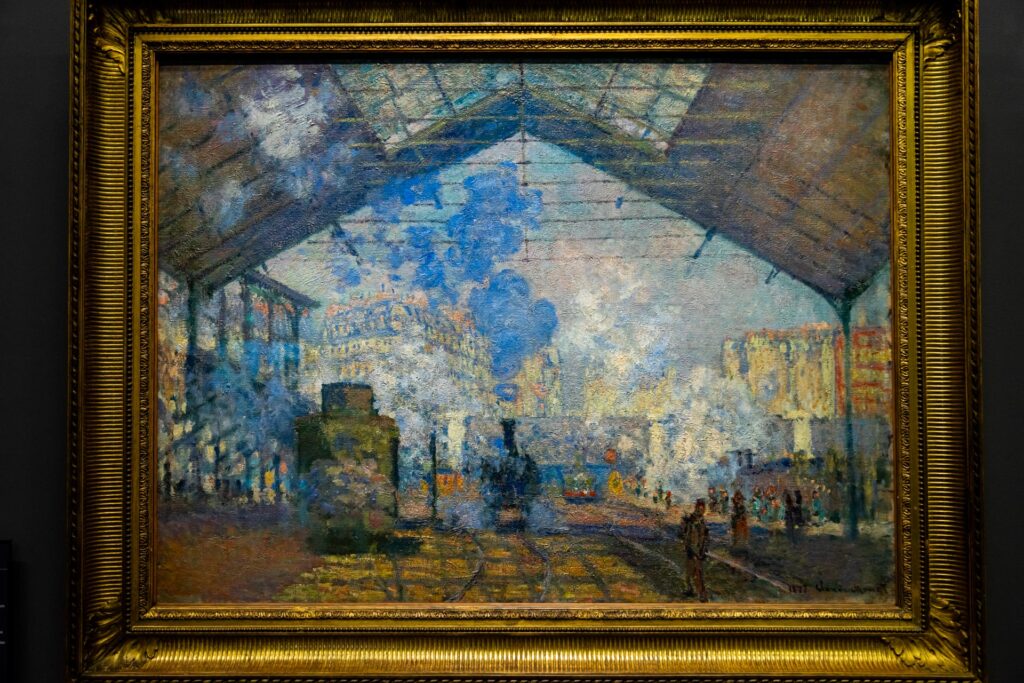 painting image of Monet at Orsay museum