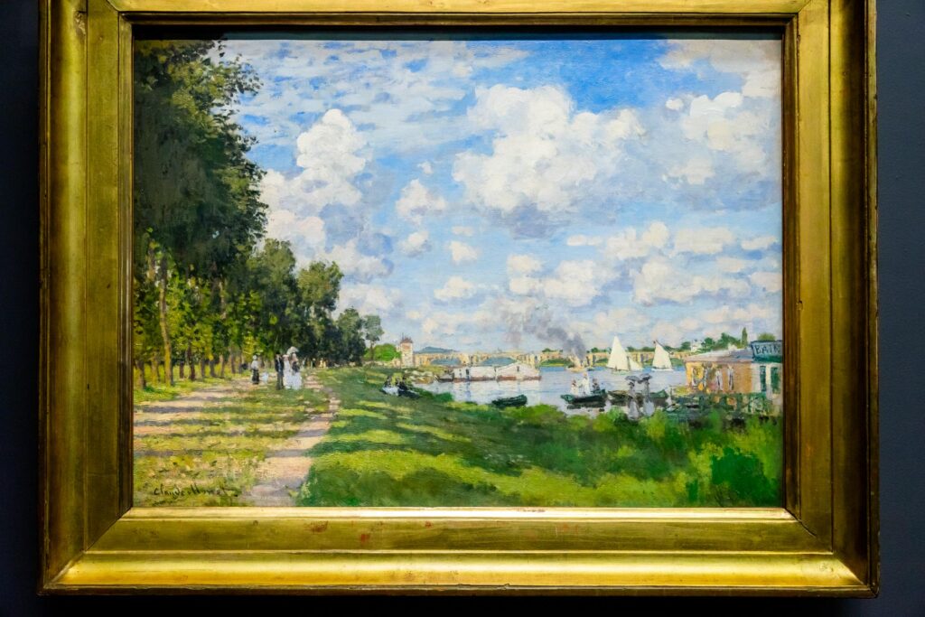 painting image of Monet at Orsay museum