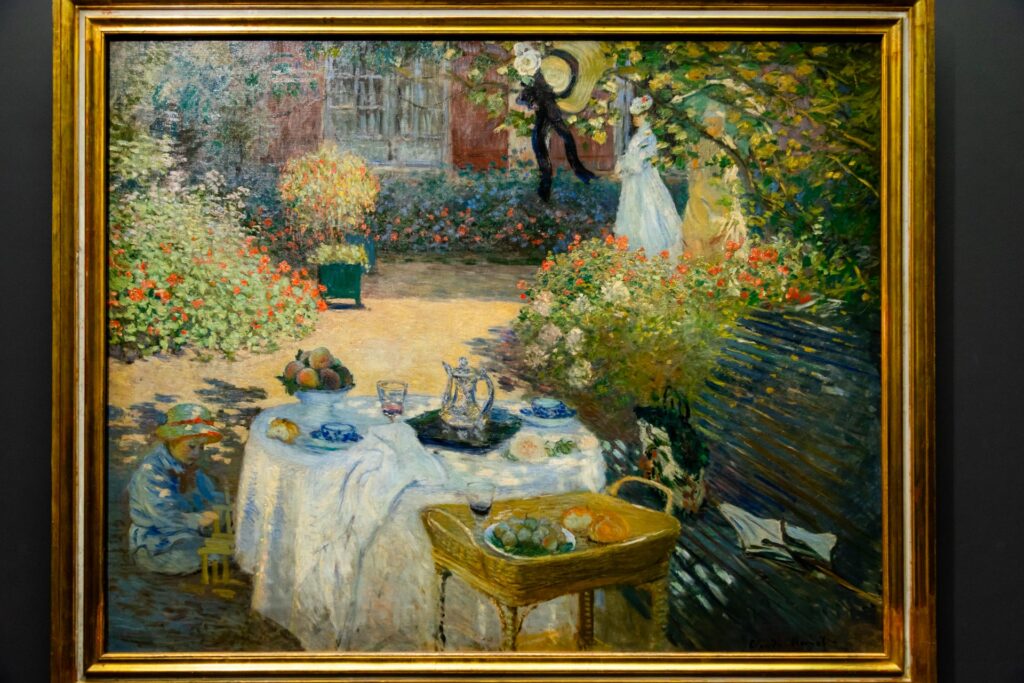 painting image of Monet at Orsay museum