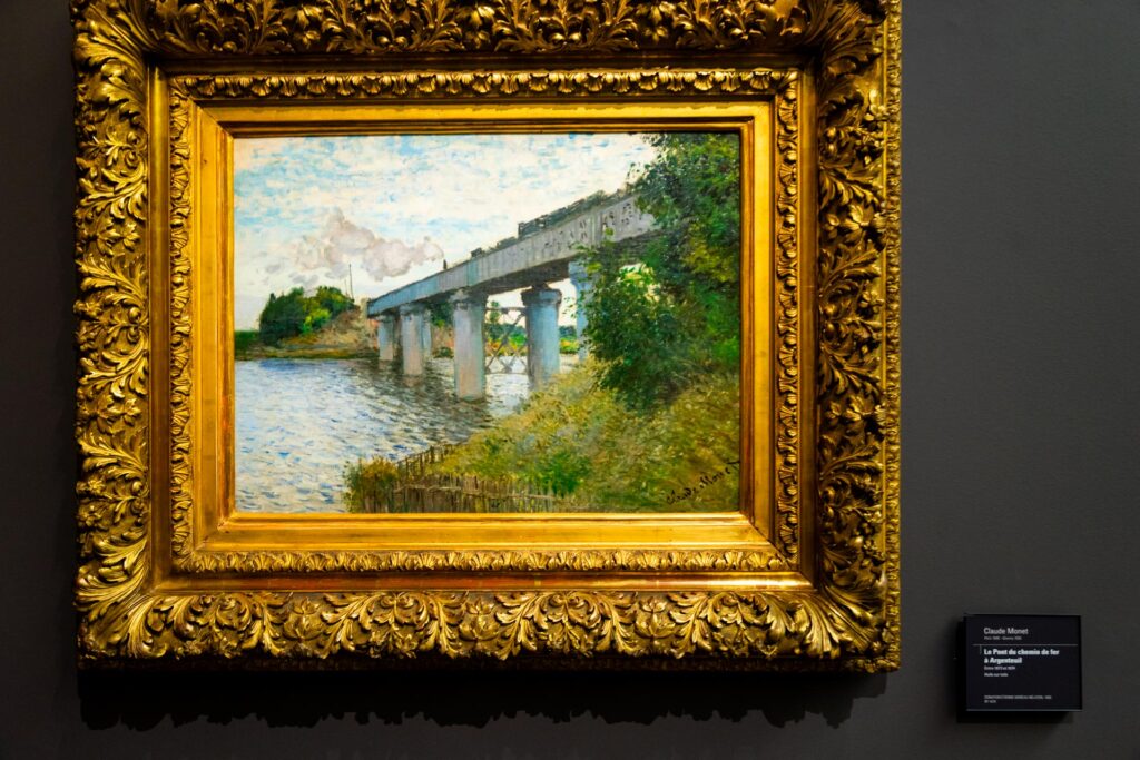 painting image of Monet at Orsay museum